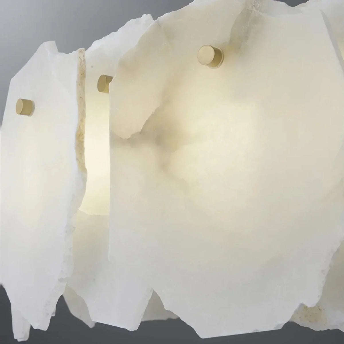 Burton Chandelier in alabaster for Dining Room by AUVIELIGHT