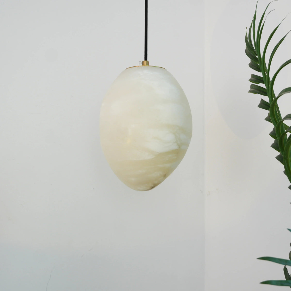 Galet Pendant Light in alabaster for Kitchen Island by AUVIELIGHT