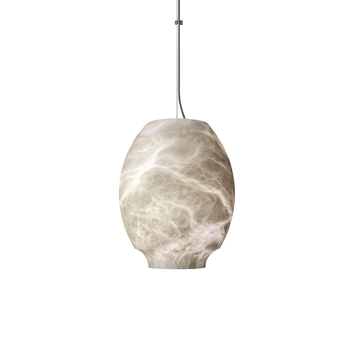 Camille Pendant Light in alabaster for Kitchen Island by AUVIELIGHT
