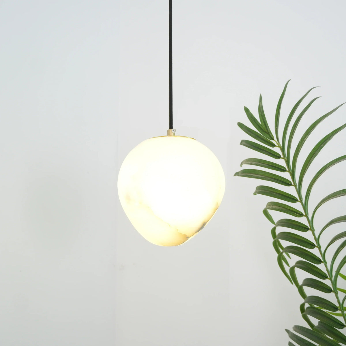 Galet Pendant Light in alabaster for Kitchen Island by AUVIELIGHT