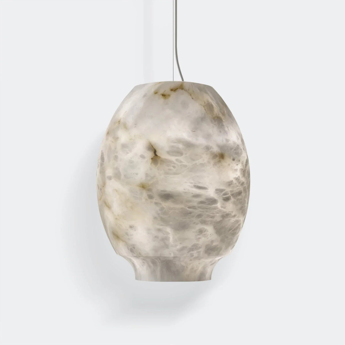 Camille Pendant Light in alabaster for Kitchen Island by AUVIELIGHT