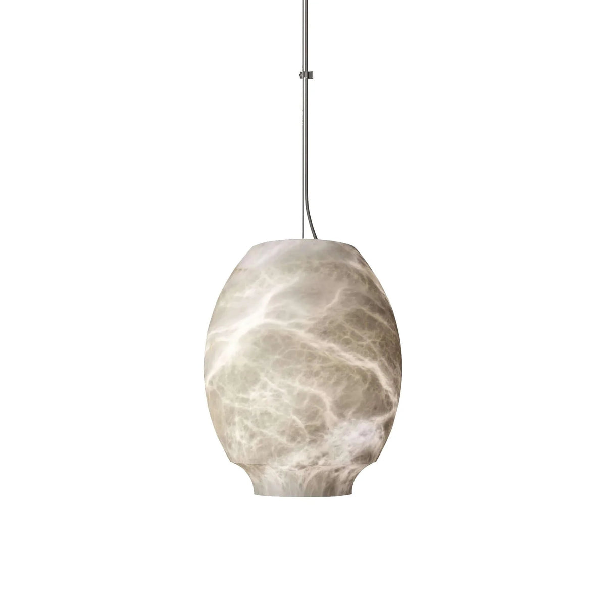 Camille Pendant Light in alabaster for Kitchen Island by AUVIELIGHT