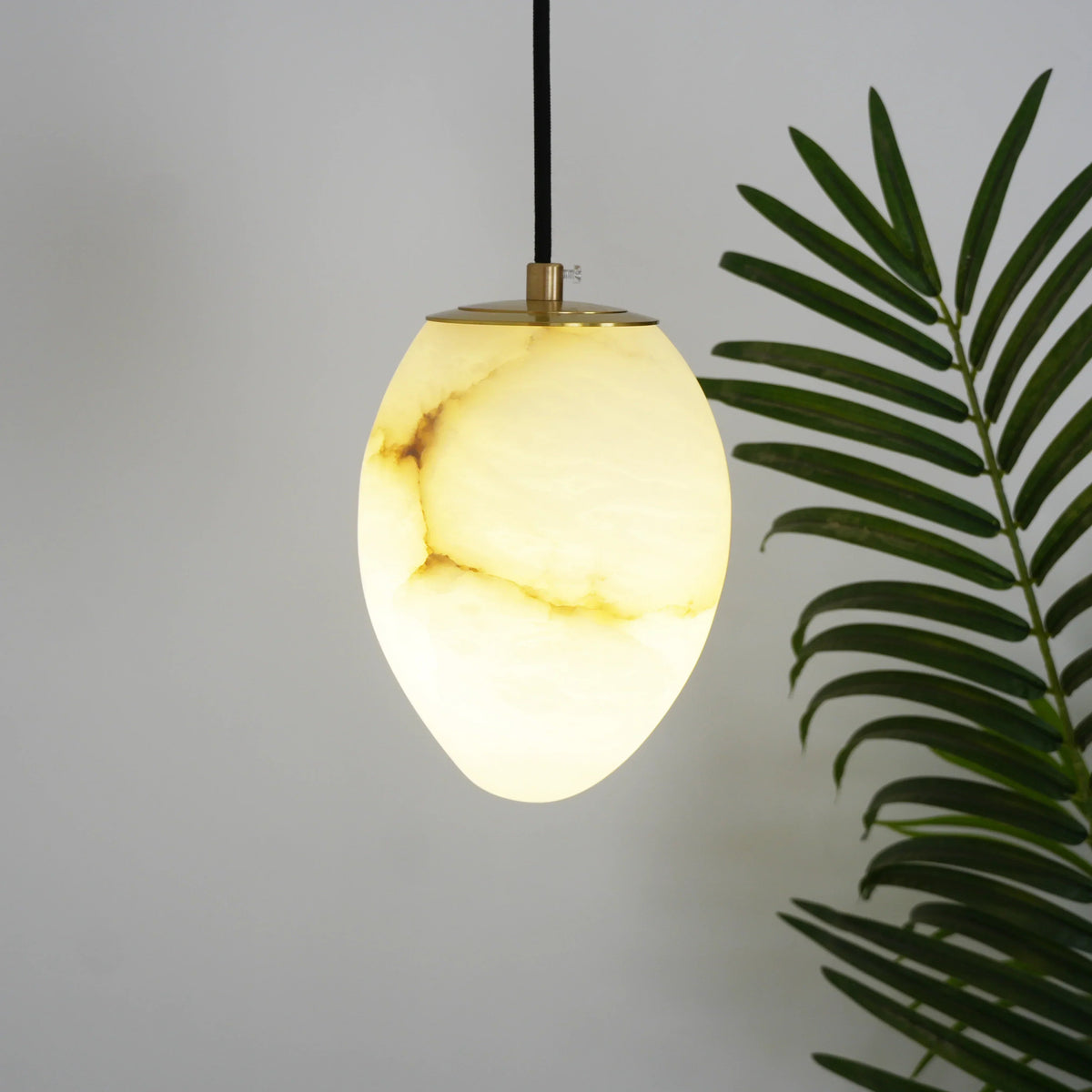 Galet Pendant Light in alabaster for Kitchen Island by AUVIELIGHT