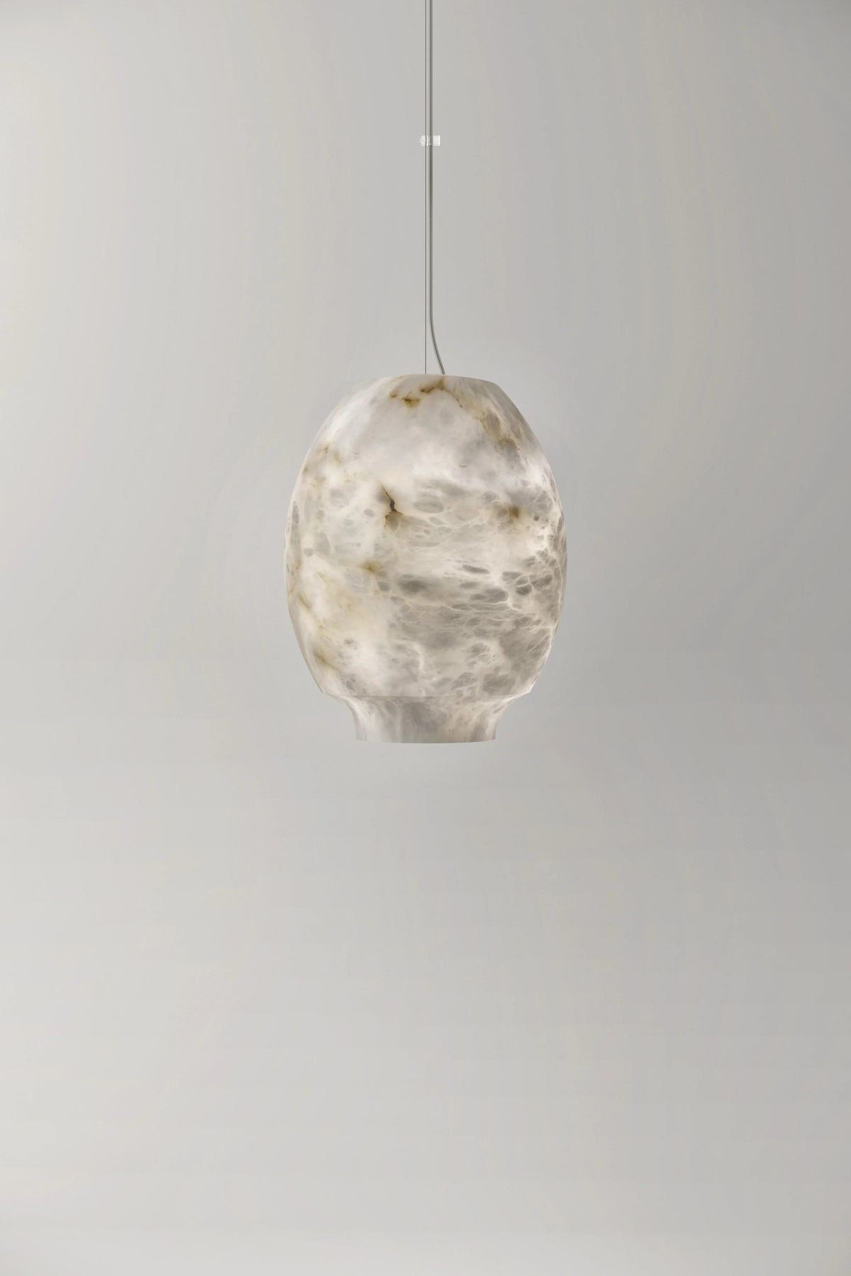 Camille Pendant Light in alabaster for Kitchen Island by AUVIELIGHT