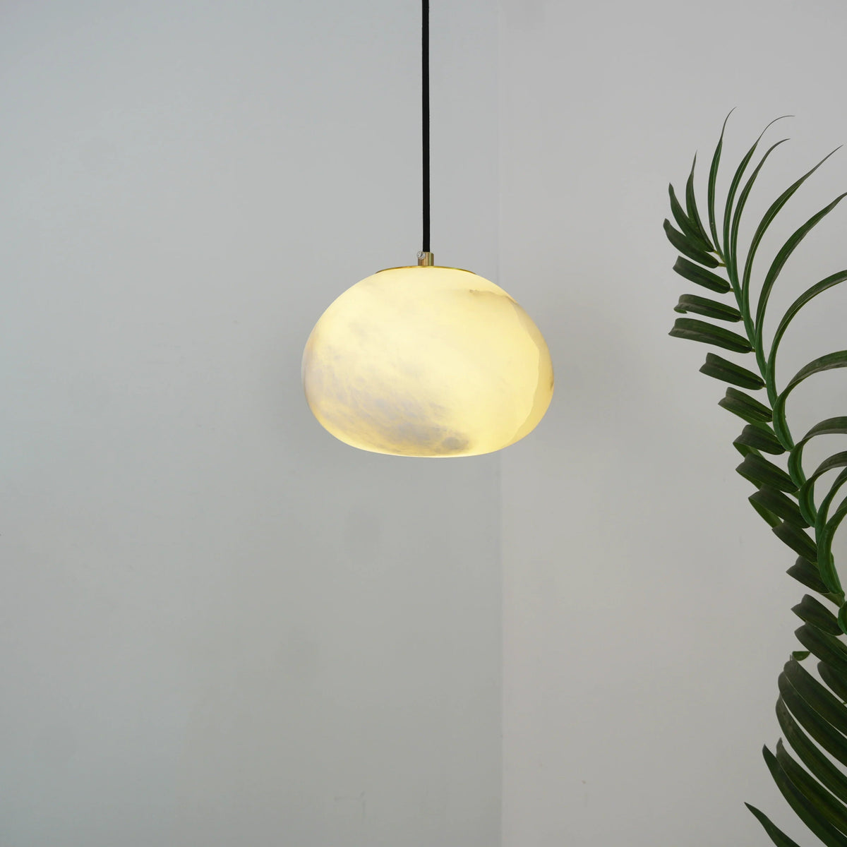 Galet Pendant Light in alabaster for Kitchen Island by AUVIELIGHT