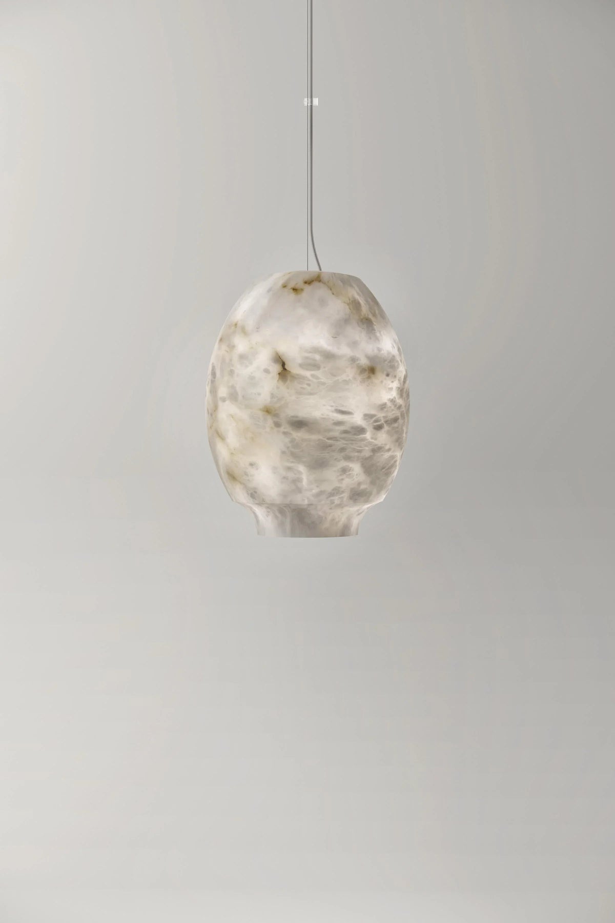 Camille Pendant Light in alabaster for Kitchen Island by AUVIELIGHT