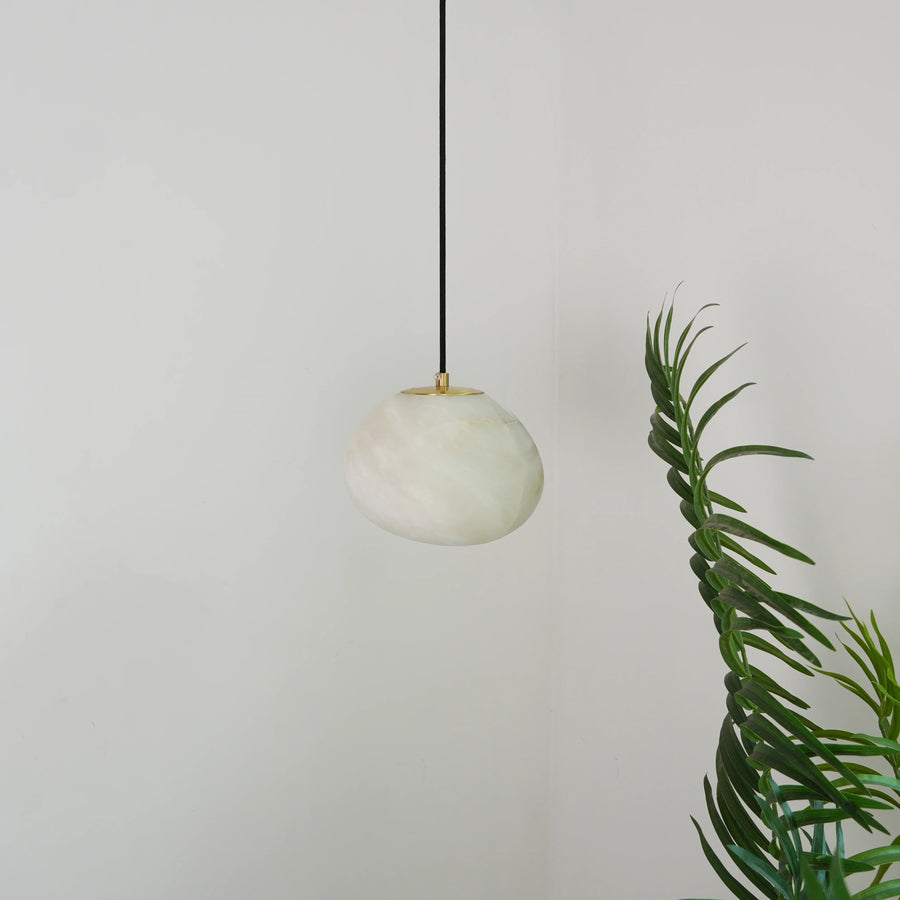 Galet Pendant Light in alabaster for Kitchen Island by AUVIELIGHT