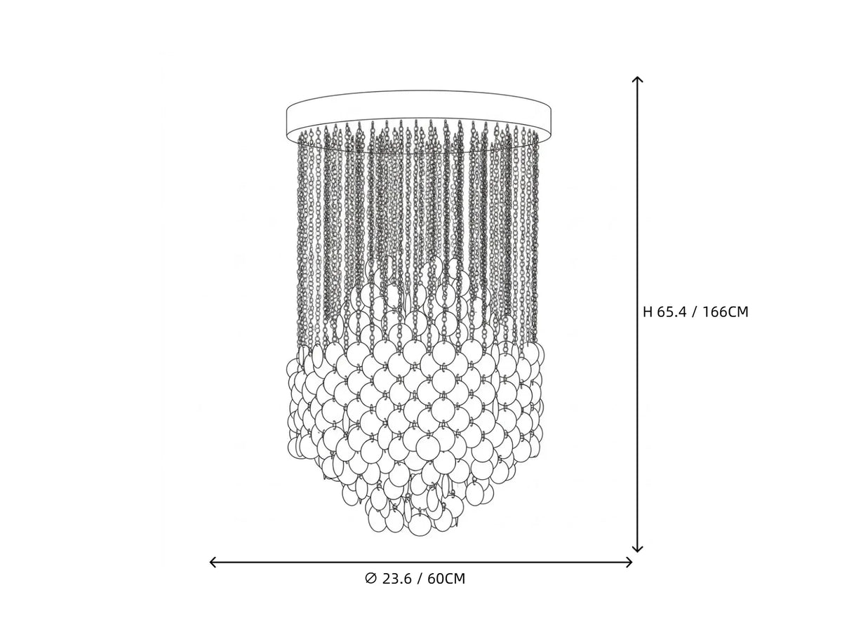 Capiz Shell Flush Mount for Low Ceilings by AUVIELIGHT