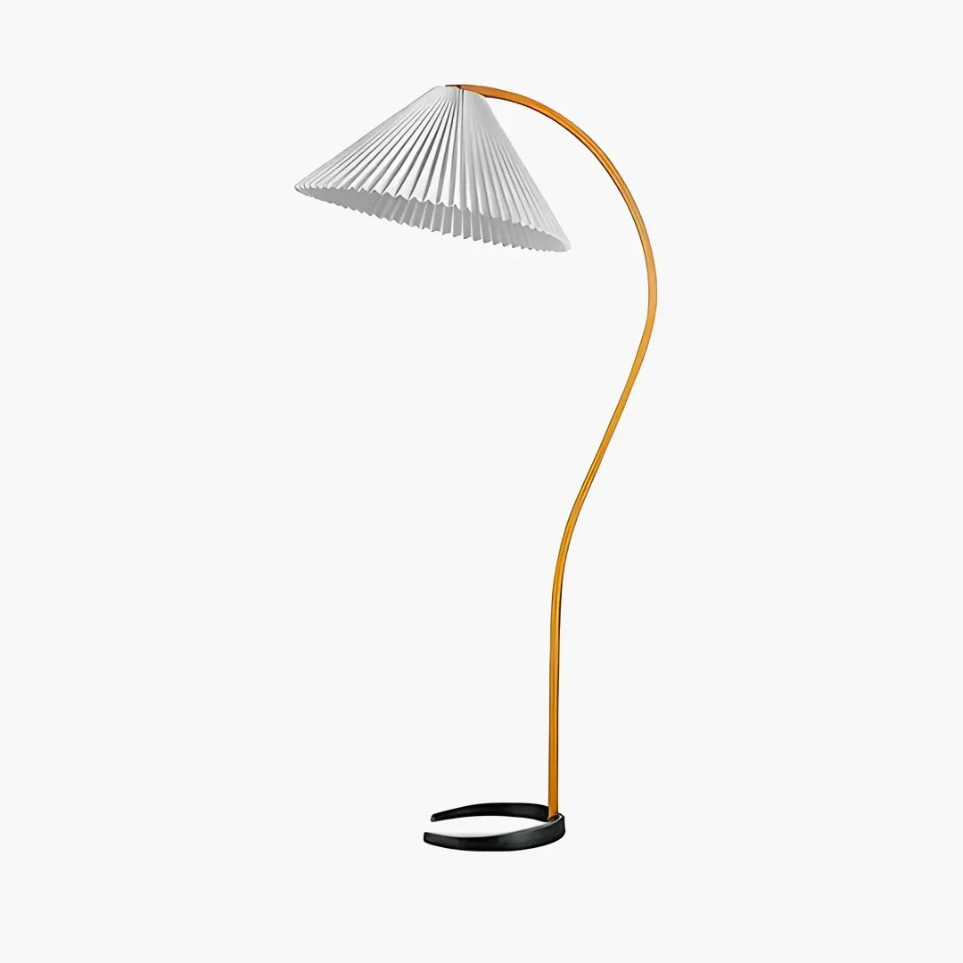 Caprani Floor Lamp for Living Room by AUVIELIGHT, ∅ 21.6″ x H 59″/ Dia 55cm x H 150cm / Wood color & White / AU Plug and 3 other sizes
