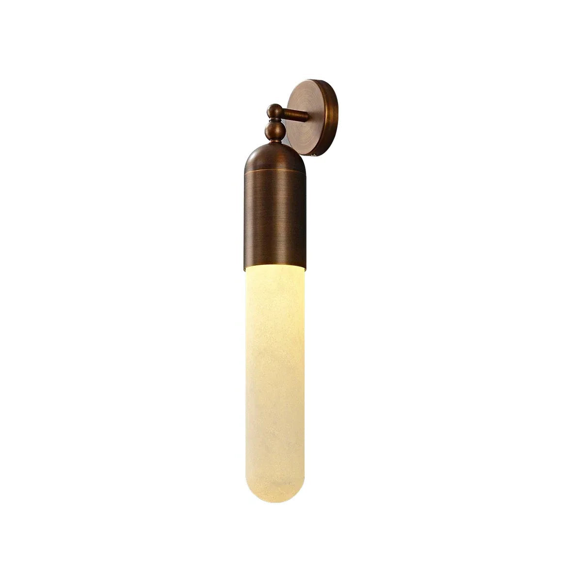 Capsule Linear Wall Sconce in alabaster for Hallway by AUVIELIGHT
