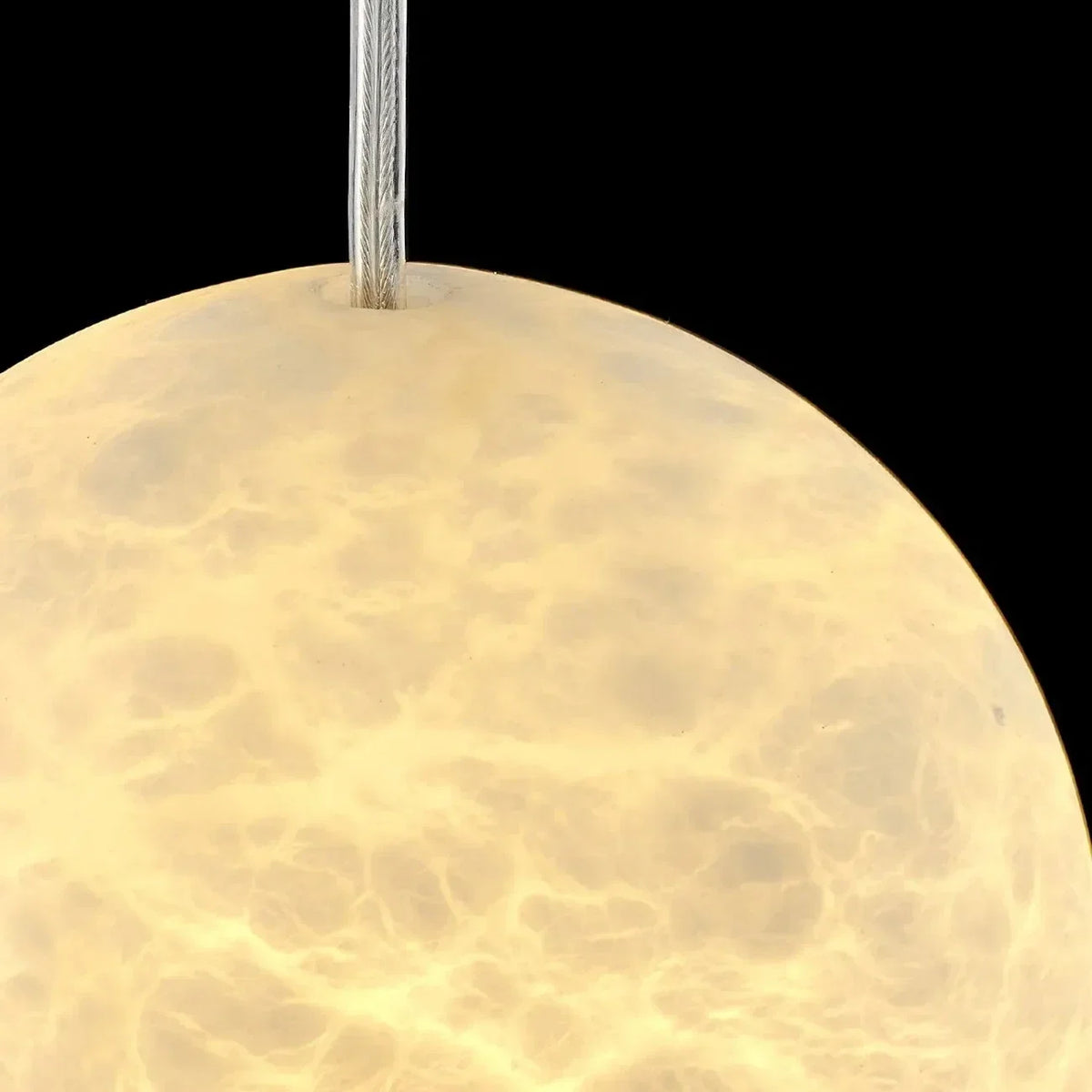 Capsule Pendant Light in alabaster for Kitchen Island by AUVIELIGHT