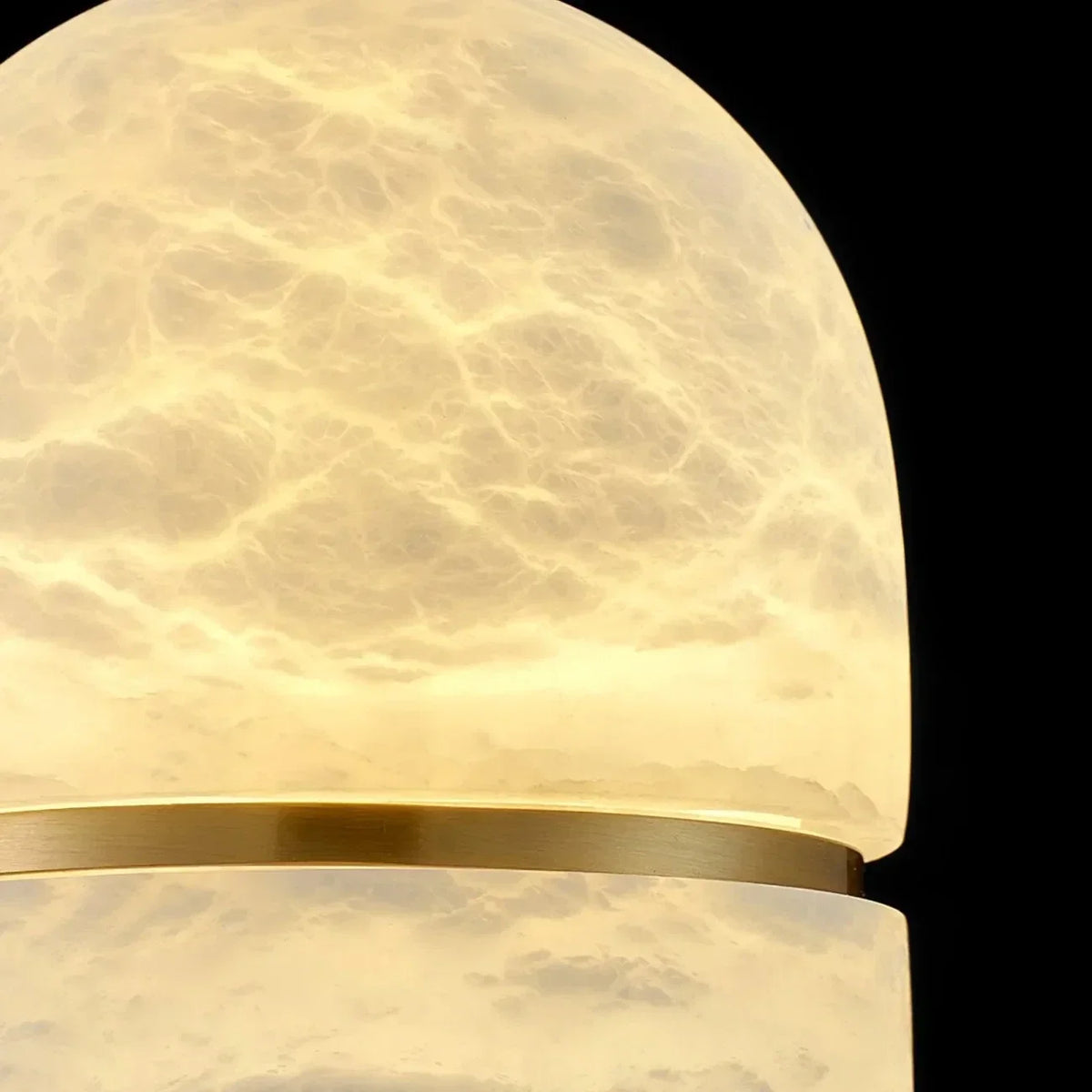 Capsule Pendant Light in alabaster for Kitchen Island by AUVIELIGHT