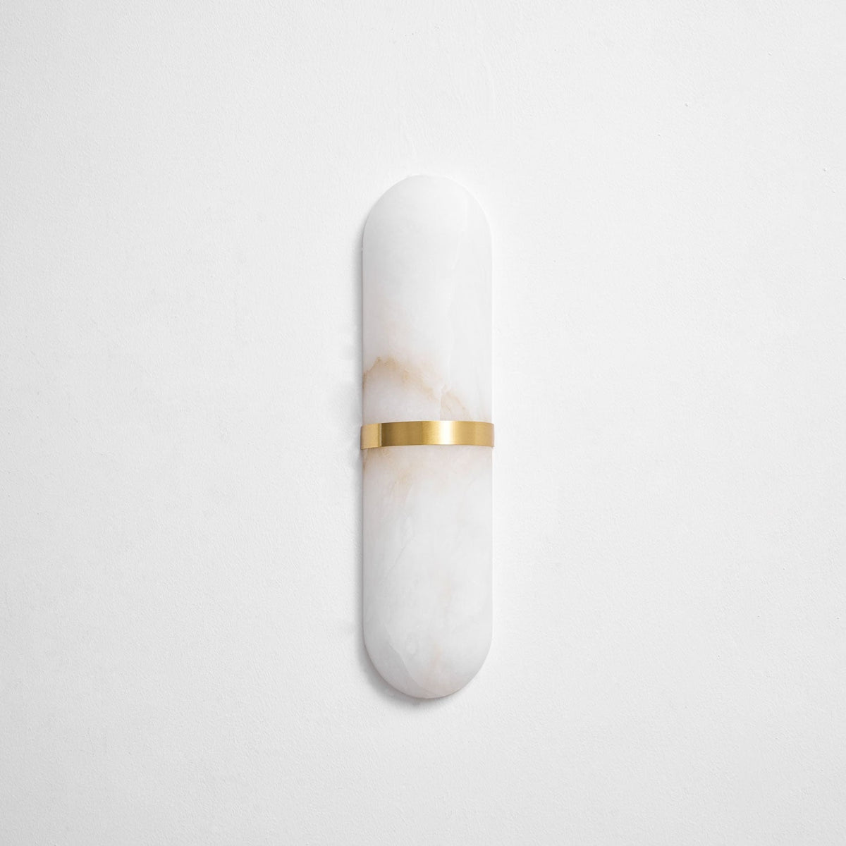 Capsule Wall Sconce in alabaster for Hallway by AUVIELIGHT