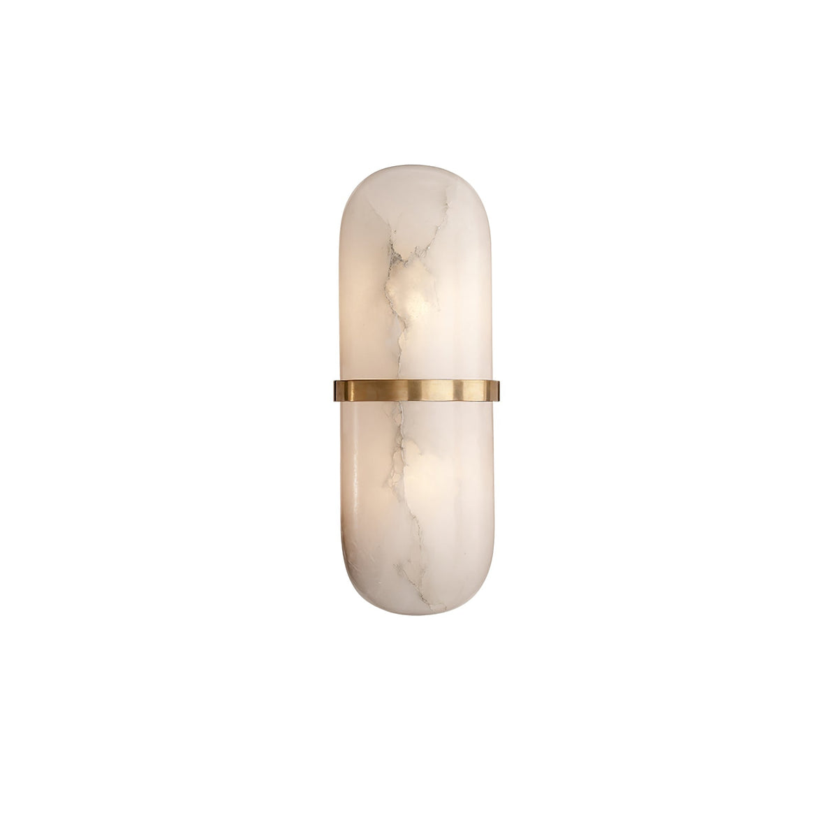 Capsule Wall Sconce in alabaster for Hallway by AUVIELIGHT