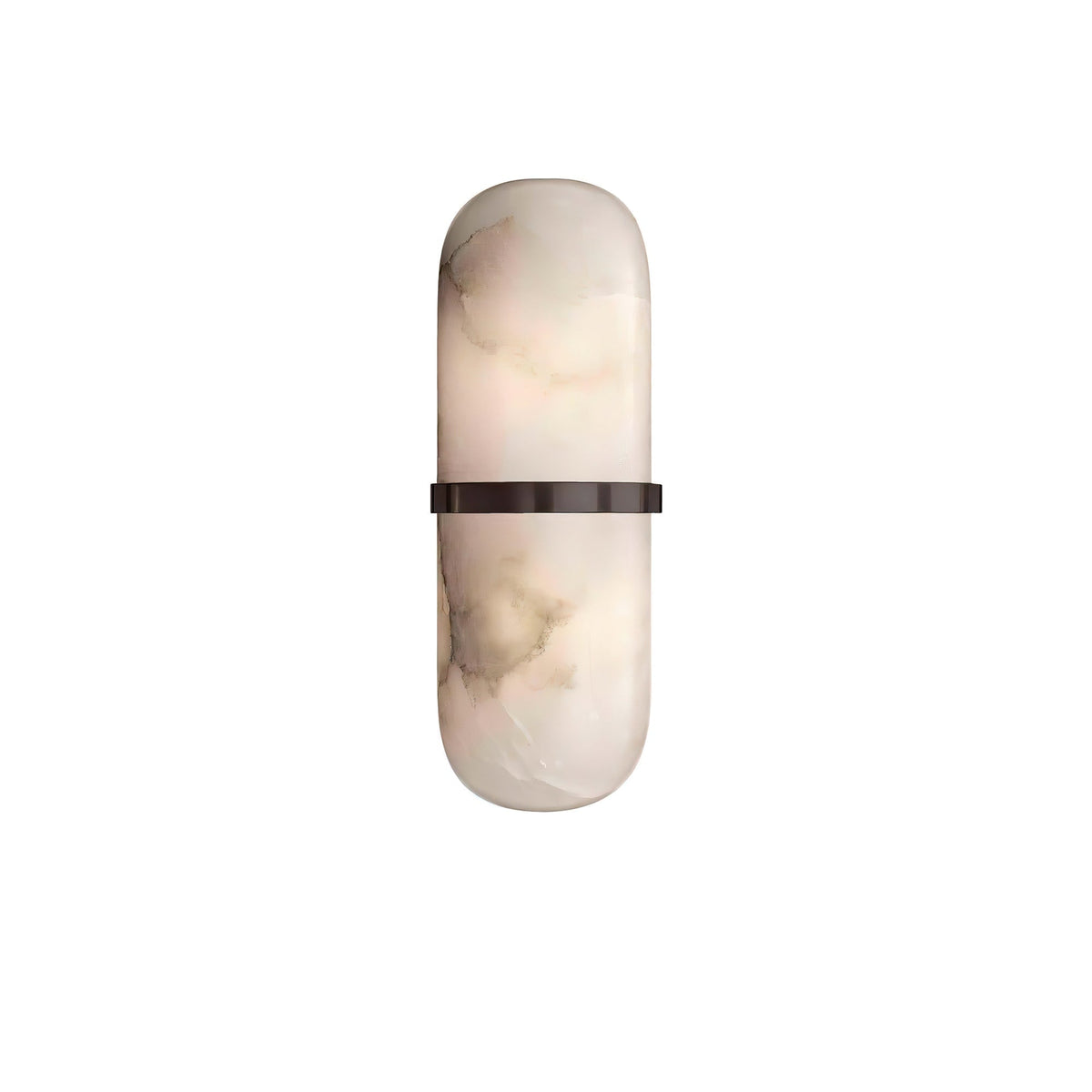 Capsule Wall Sconce in alabaster for Hallway by AUVIELIGHT