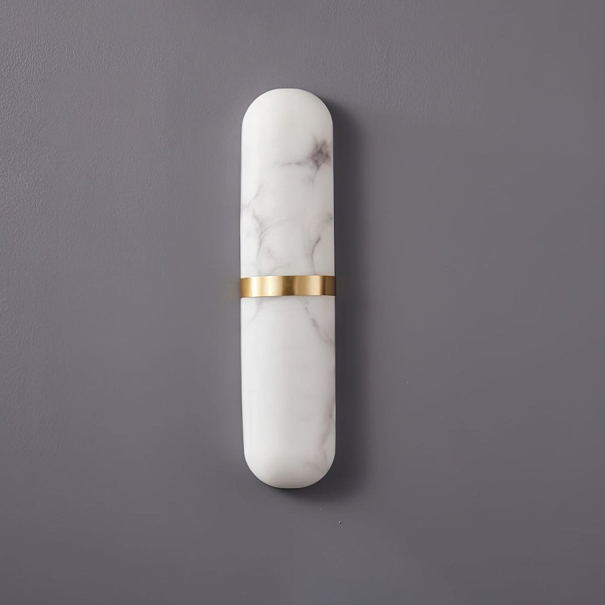 Capsule Wall Sconce in alabaster for Hallway by AUVIELIGHT