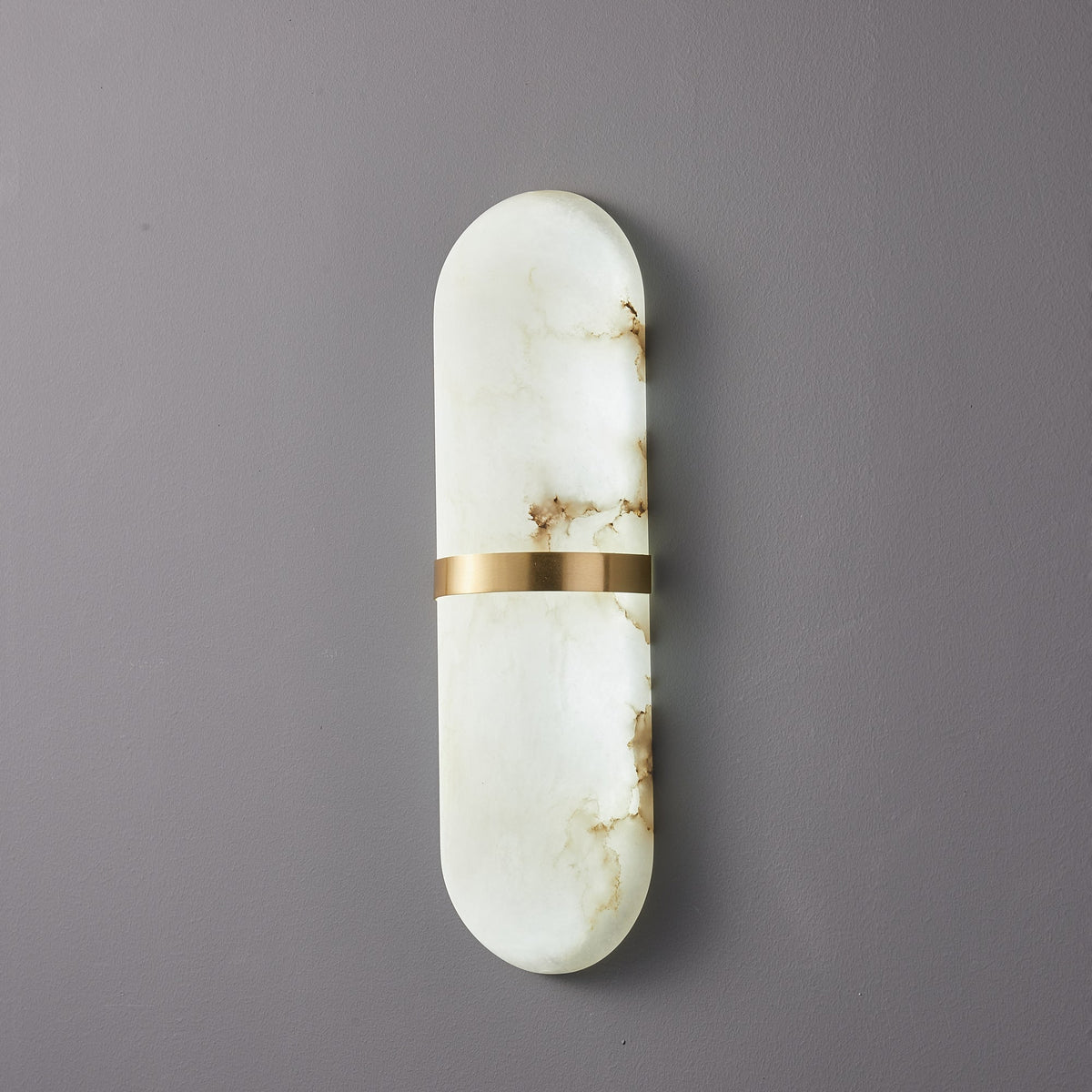 Capsule Wall Sconce in alabaster for Hallway by AUVIELIGHT
