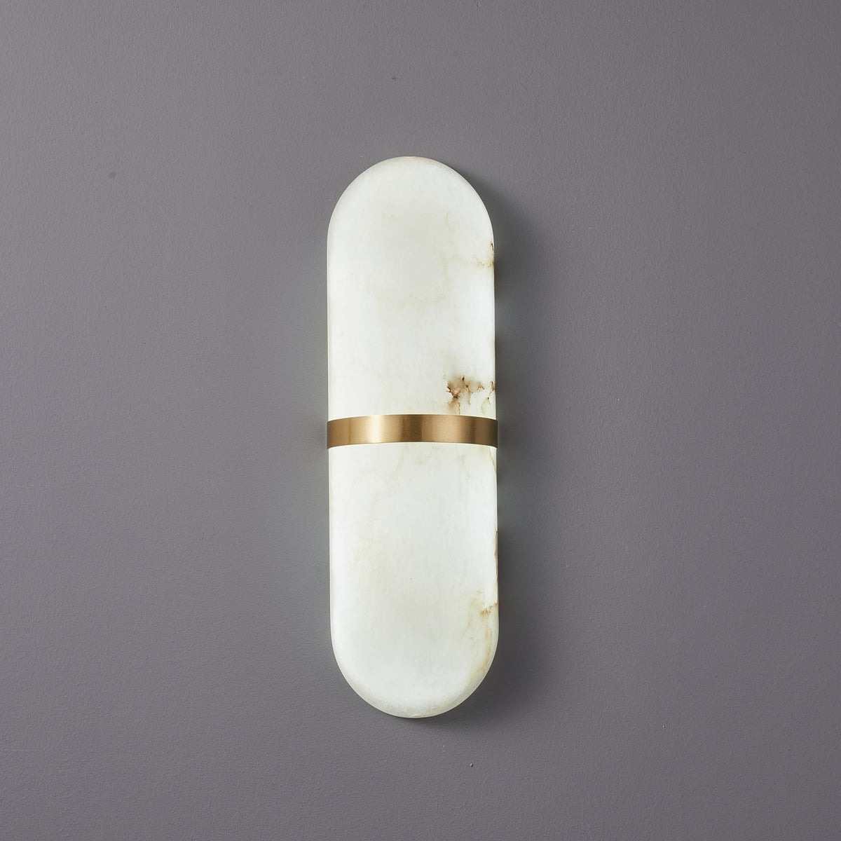 Capsule Wall Sconce in alabaster for Hallway by AUVIELIGHT