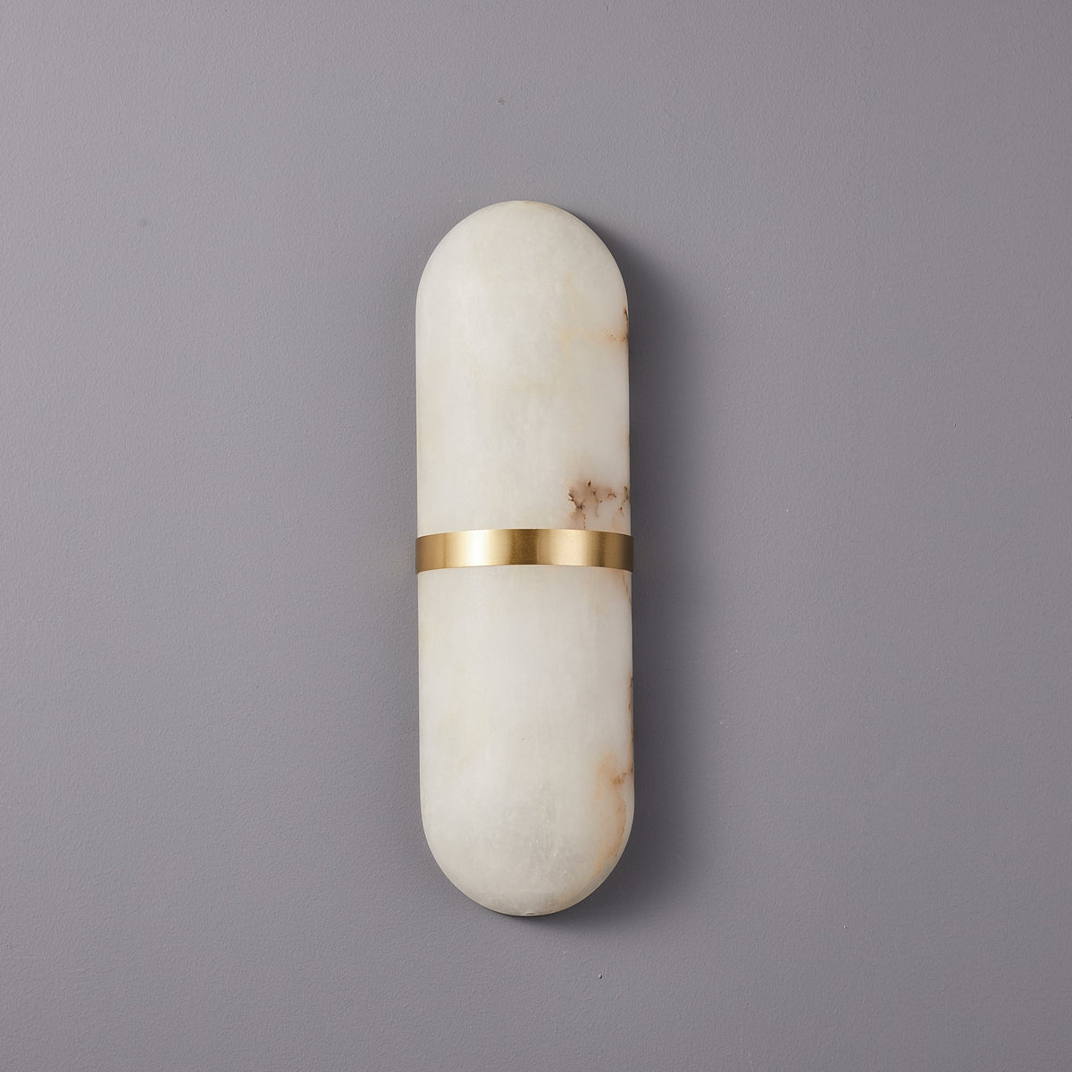 Capsule Wall Sconce in alabaster for Hallway by AUVIELIGHT