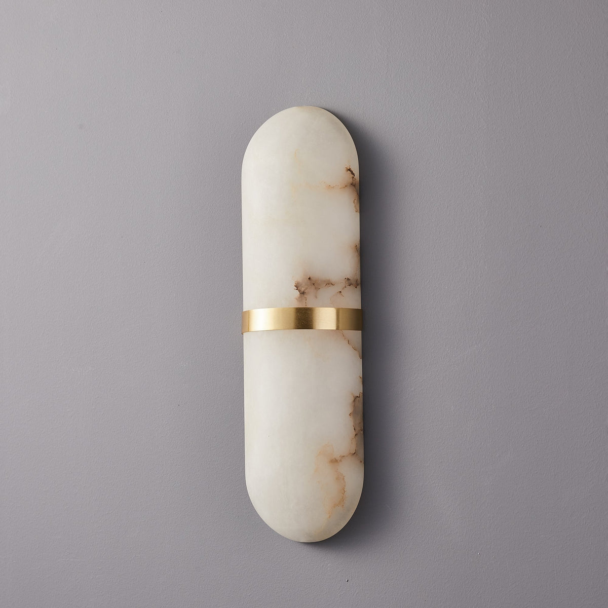 Capsule Wall Sconce in alabaster for Hallway by AUVIELIGHT