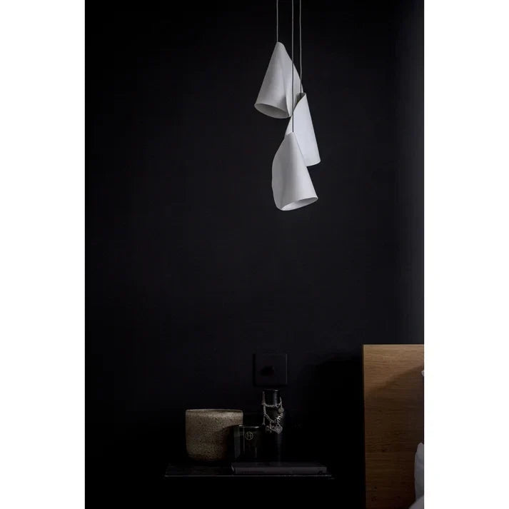 Cascade Petal Chandelier in porcelain for Dining Room by AUVIELIGHT