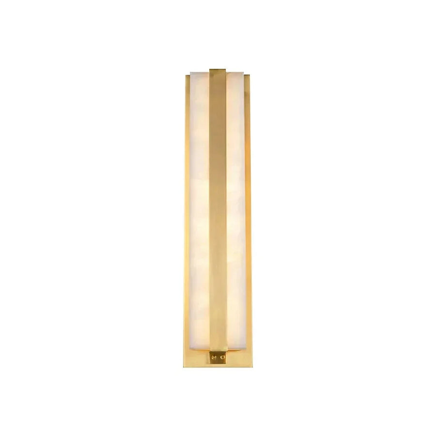 Central Wall Light in alabaster for Hallway by AUVIELIGHT