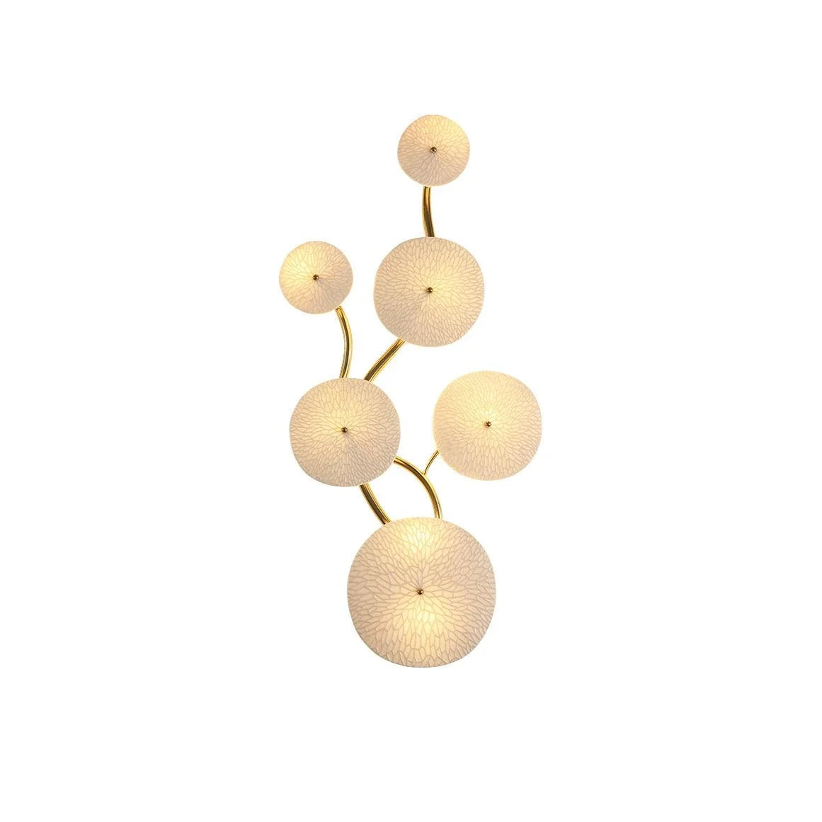 Petal Cluster Wall Sconce in ceramic for Hallway by AUVIELIGHT