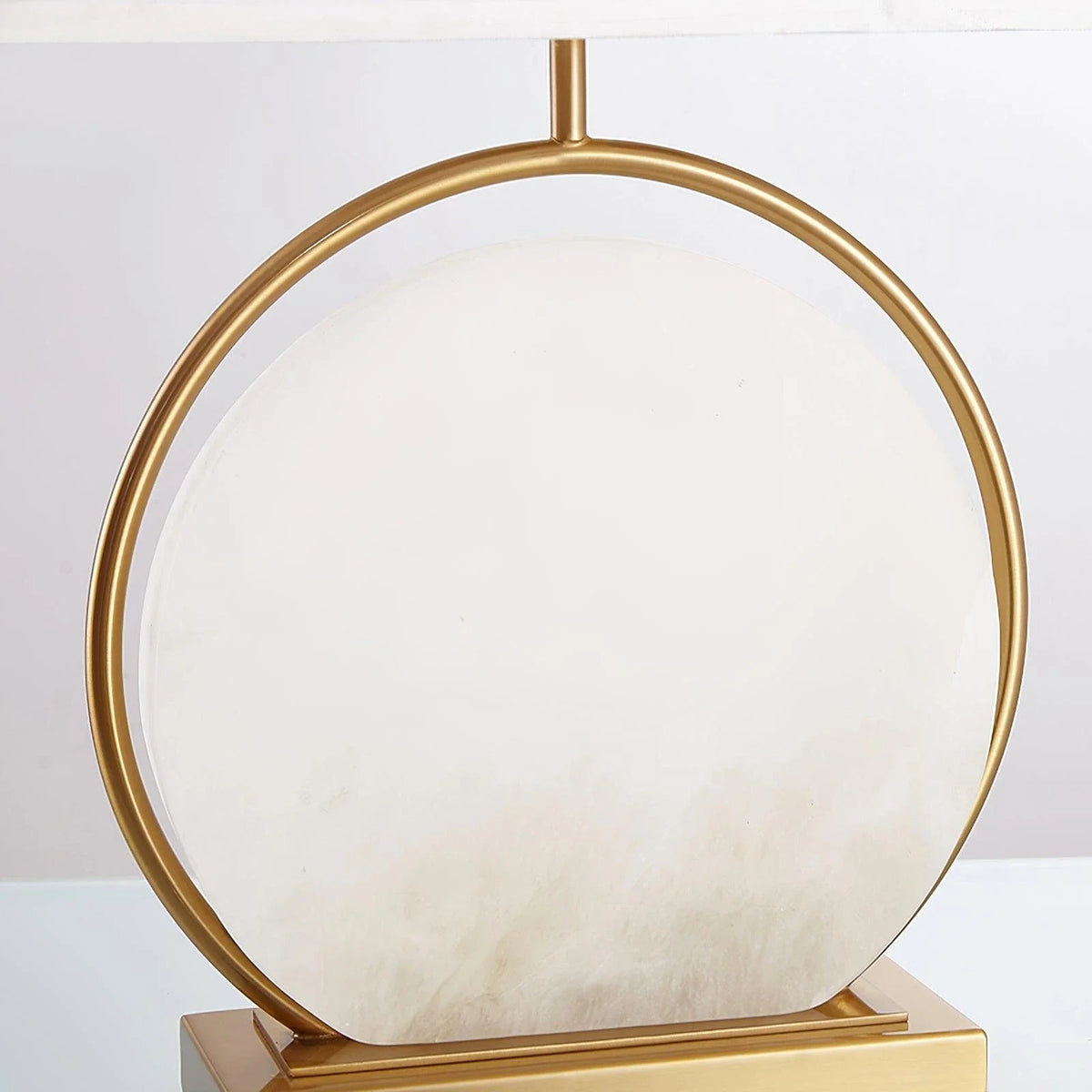 Chloe Table Lamp in alabaster for Living Room by AUVIELIGHT