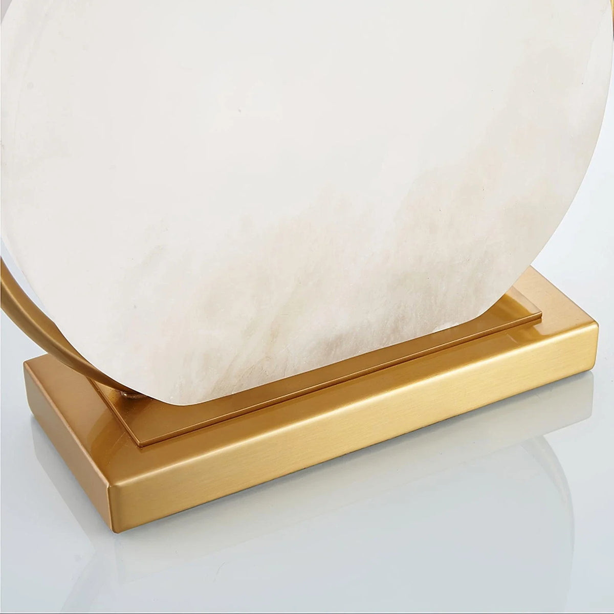 Chloe Table Lamp in alabaster for Living Room by AUVIELIGHT