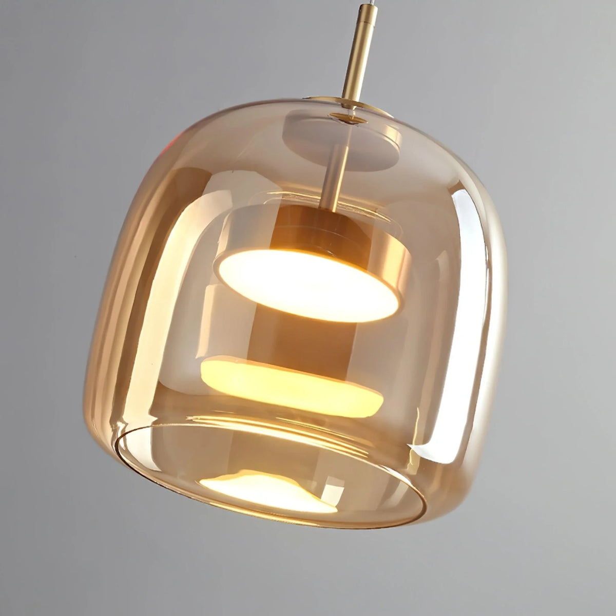 Sphere Pendant Light in chrome for Kitchen Island by AUVIELIGHT
