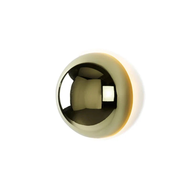 Sphere Wall Sconce in chrome for Hallway by AUVIELIGHT