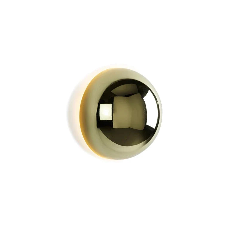 Sphere Wall Sconce in chrome for Hallway by AUVIELIGHT