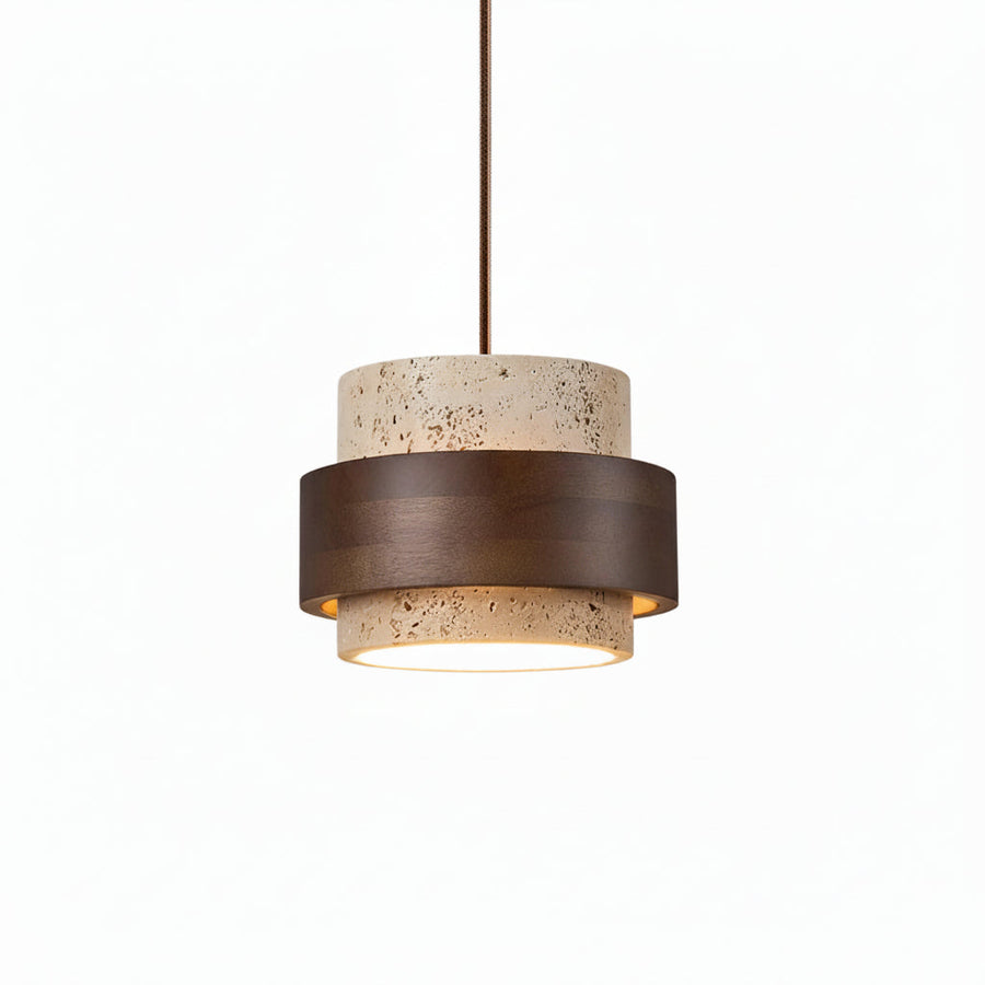 Modern Pendant Light in travertine for Kitchen Island by AUVIELIGHT
