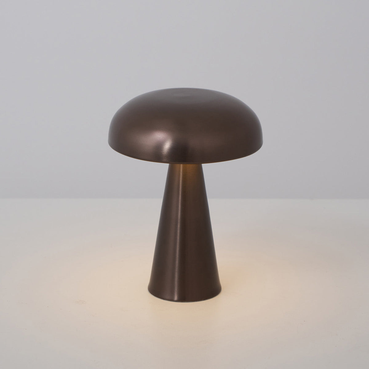 Como Table Lamp for Living Room by AUVIELIGHT, Dia 15.6cm x H 21cm / ∅ 6.1″ x H 8.2″ / Bronze / Touch switch