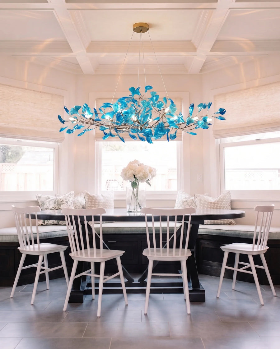 Ginkgo Leaf Chandelier for Dining Room by AUVIELIGHT