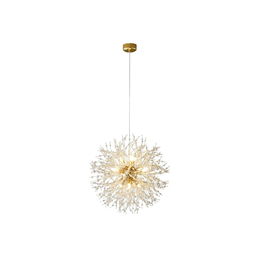Dandelion Starburst Pendant Light in crystal for Kitchen Island by AUVIELIGHT