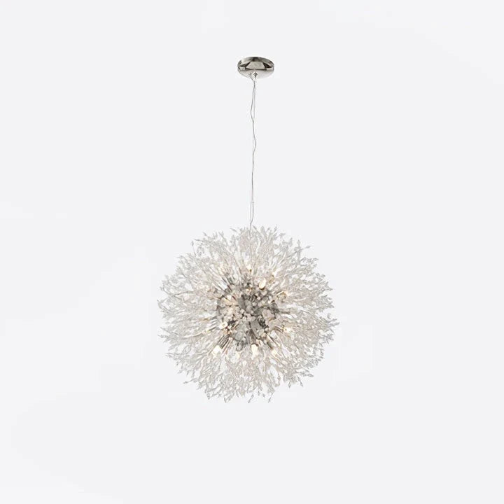Dandelion Starburst Pendant Light in crystal for Kitchen Island by AUVIELIGHT