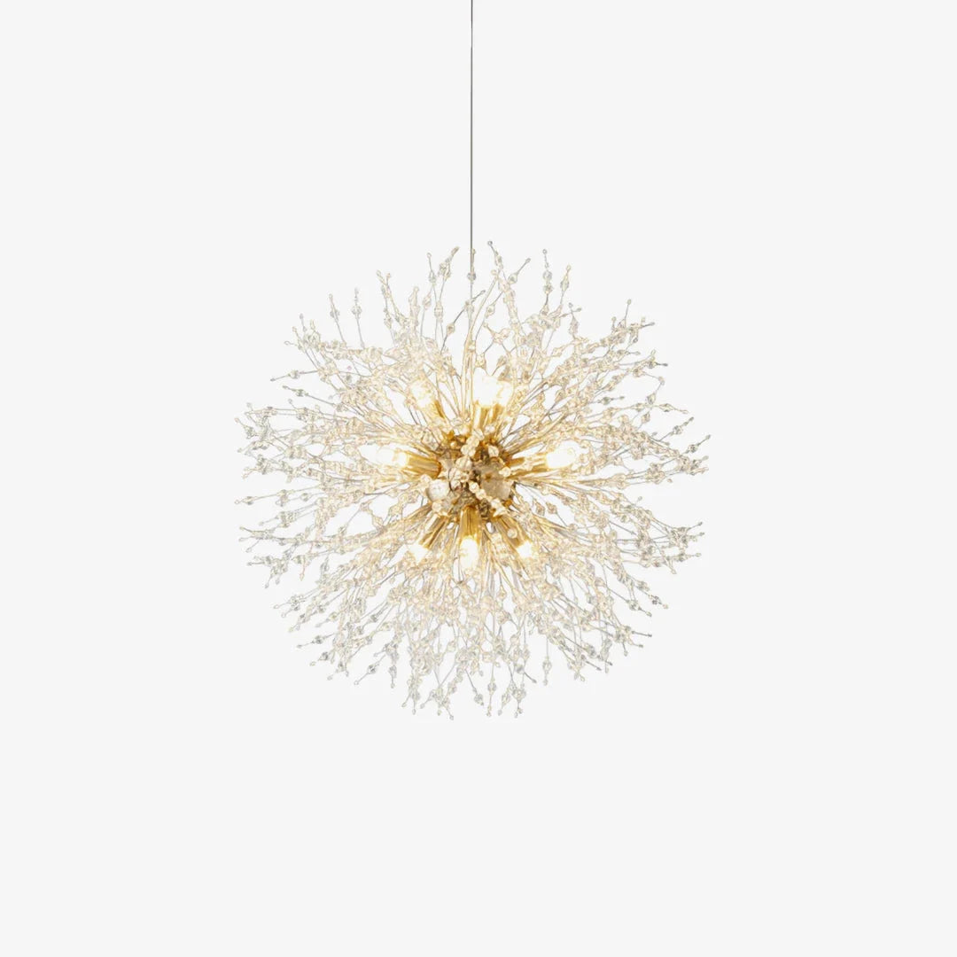 Dandelion Starburst Pendant Light in crystal for Kitchen Island by AUVIELIGHT