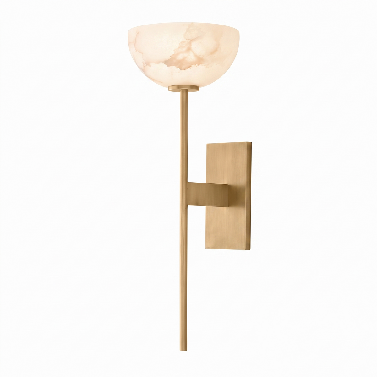 Cupa Torchiere Wall Sconce in alabaster for Hallway by AUVIELIGHT
