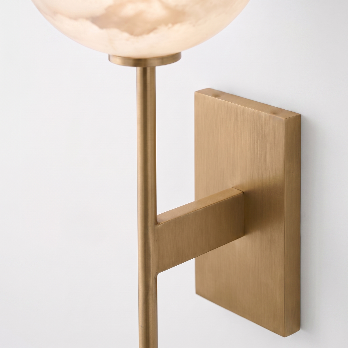 Cupa Torchiere Wall Sconce in alabaster for Hallway by AUVIELIGHT