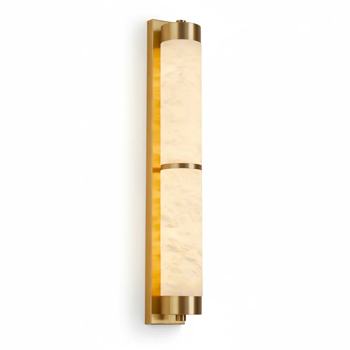 Cylindra Wall Light in alabaster for Hallway by AUVIELIGHT