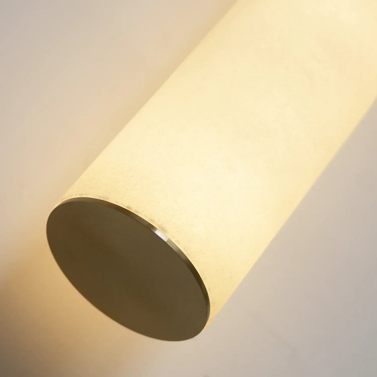 Line Cylindrical Wall Light in alabaster for Hallway by AUVIELIGHT