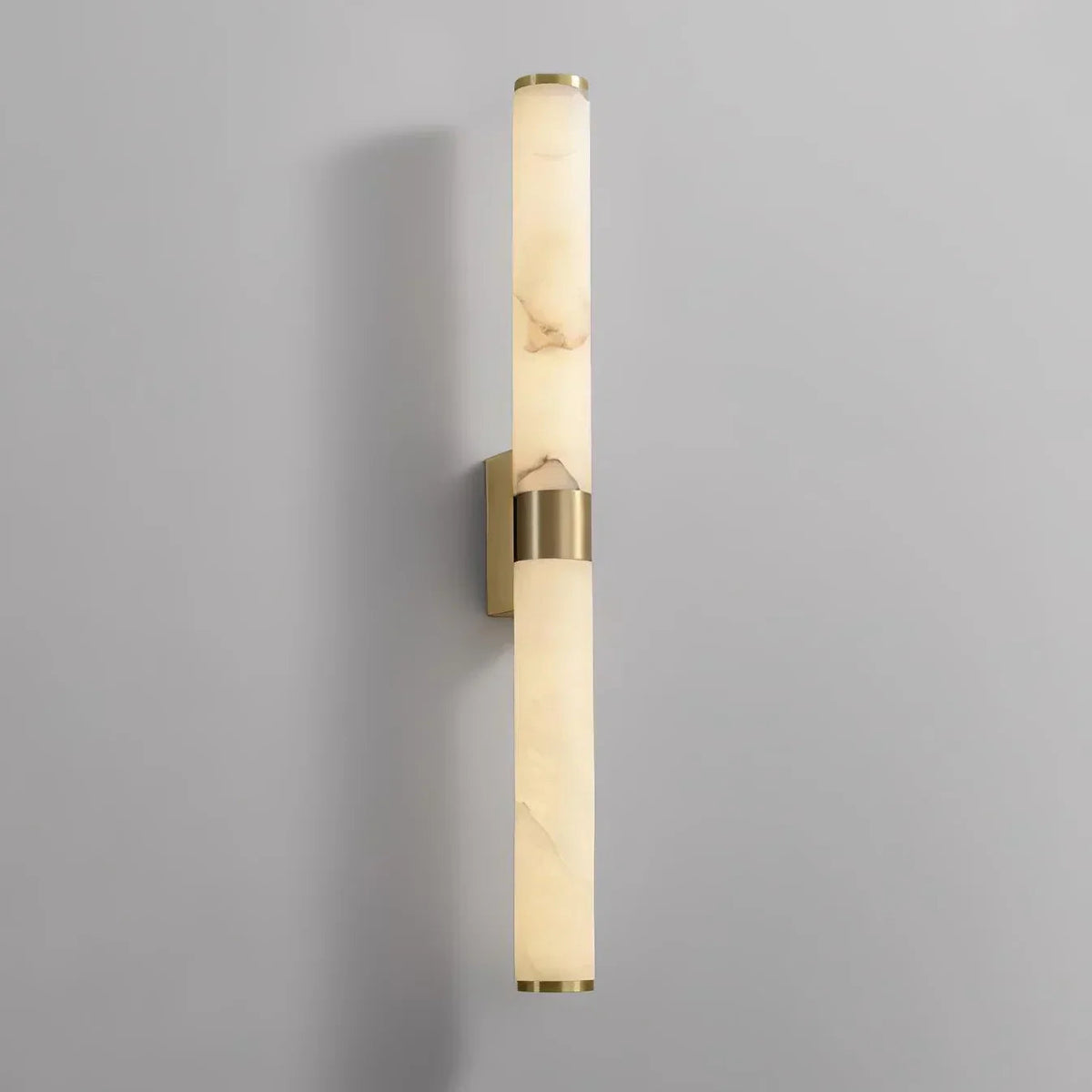 Line Cylindrical Wall Light in alabaster for Hallway by AUVIELIGHT