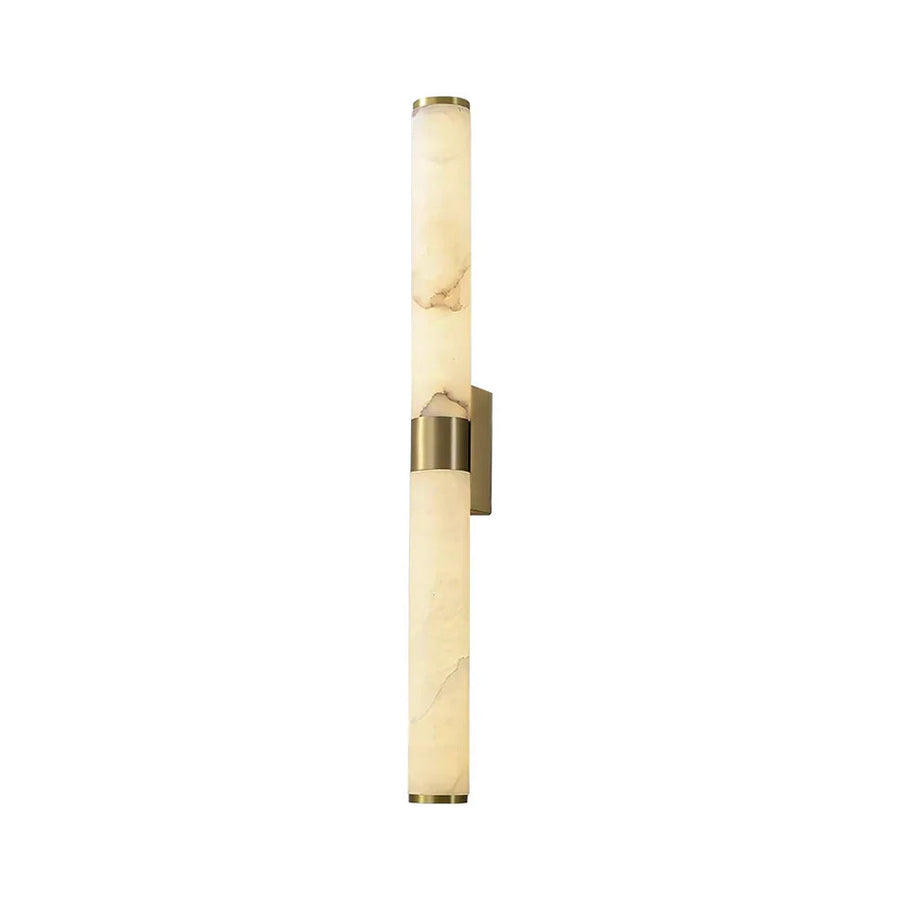 Line Cylindrical Wall Light in alabaster for Hallway by AUVIELIGHT