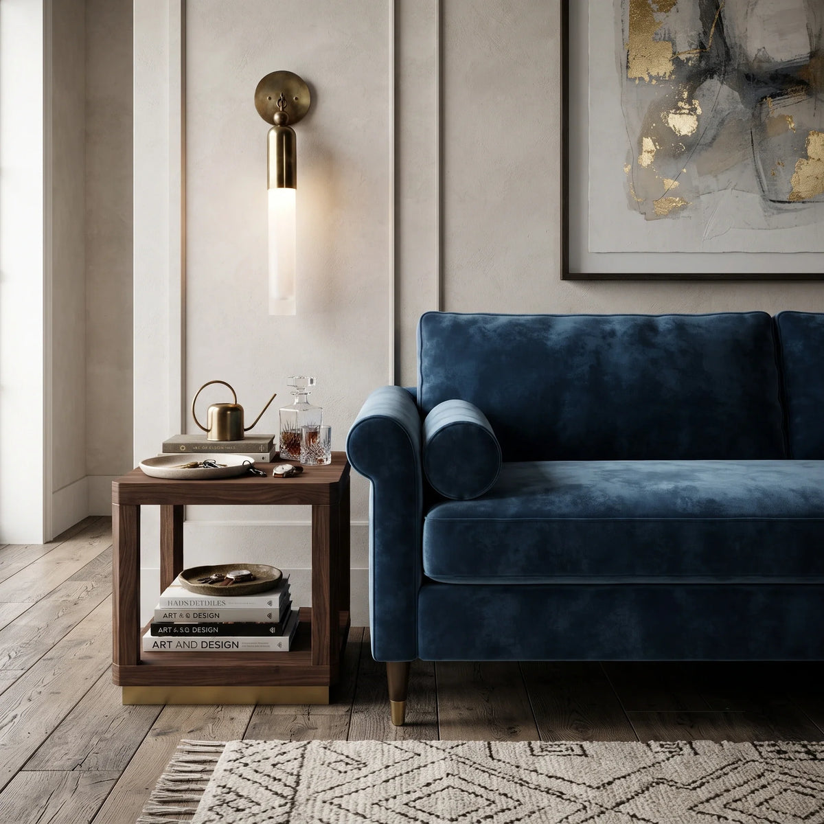 Cylindrical Wall Light in frosted for Hallway by AUVIELIGHT