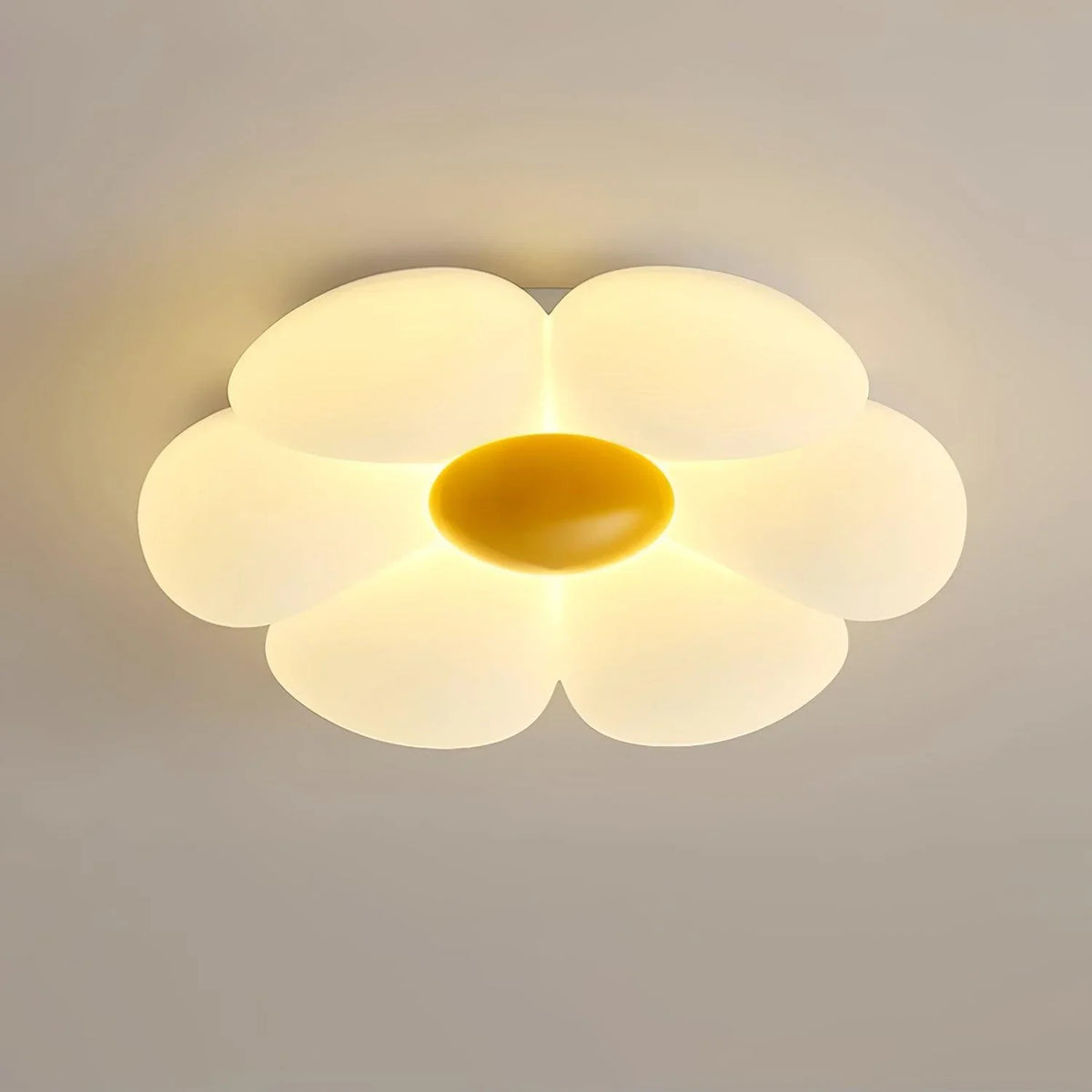 Daisy Flower Flush Mount for Low Ceilings by AUVIELIGHT