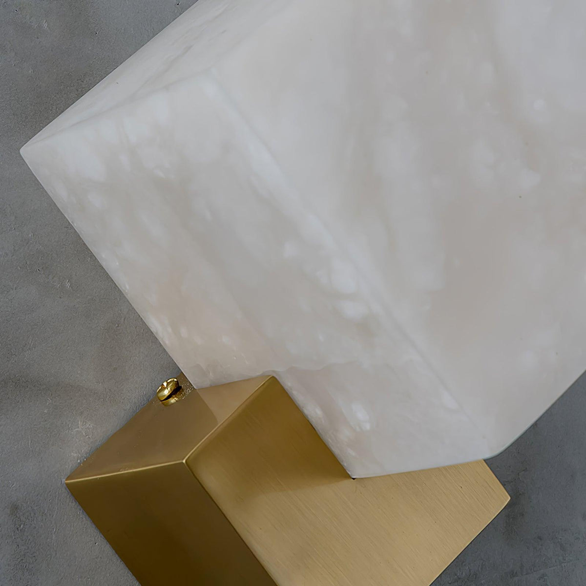 Diamond Wall Sconce in alabaster for Hallway by AUVIELIGHT