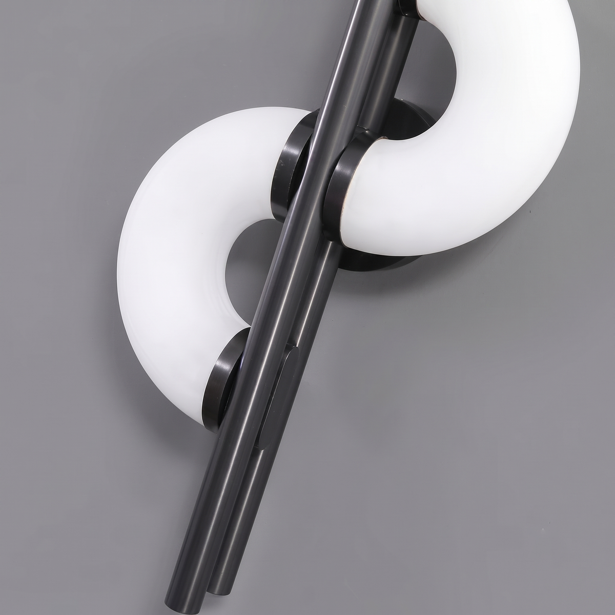 Dolly Geometric Wall Sconce in alabaster for Hallway by AUVIELIGHT