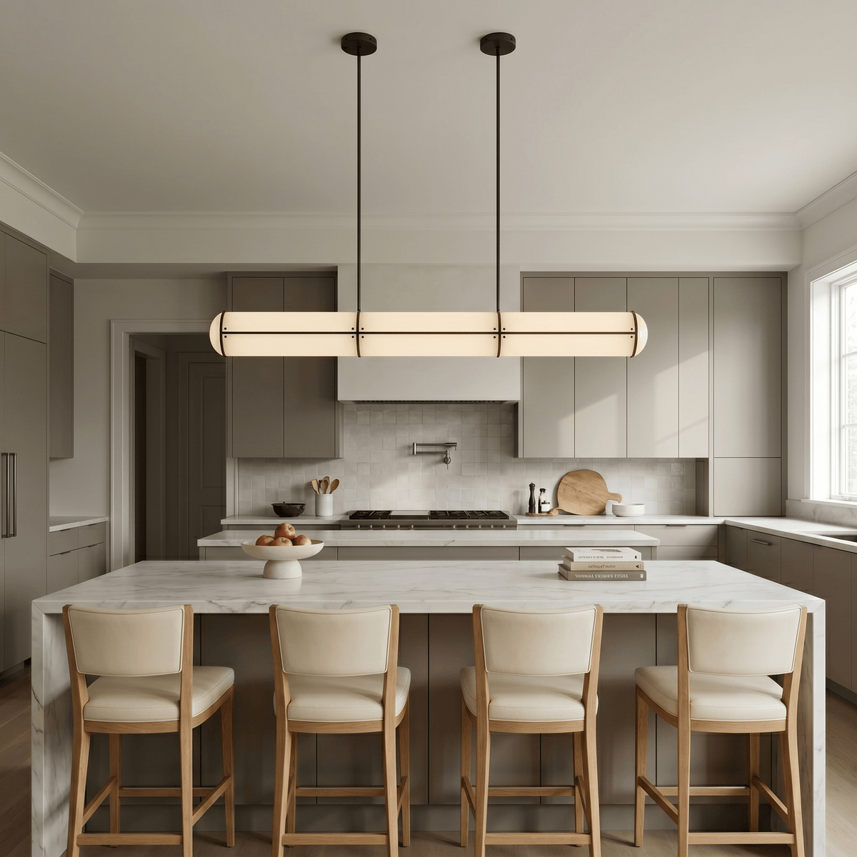Endless Pendant Light for Kitchen Island by AUVIELIGHT