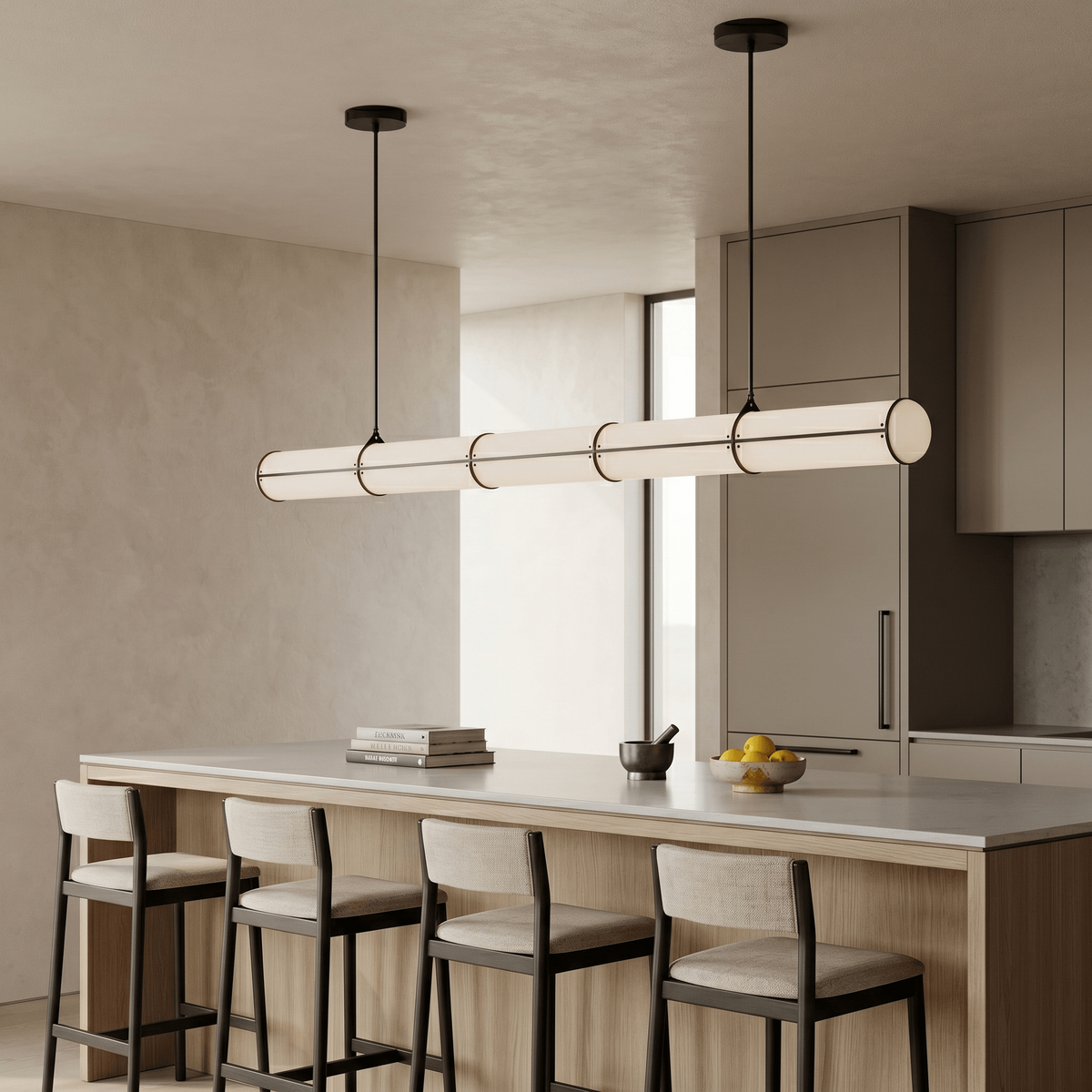 Endless Pendant Light for Kitchen Island by AUVIELIGHT